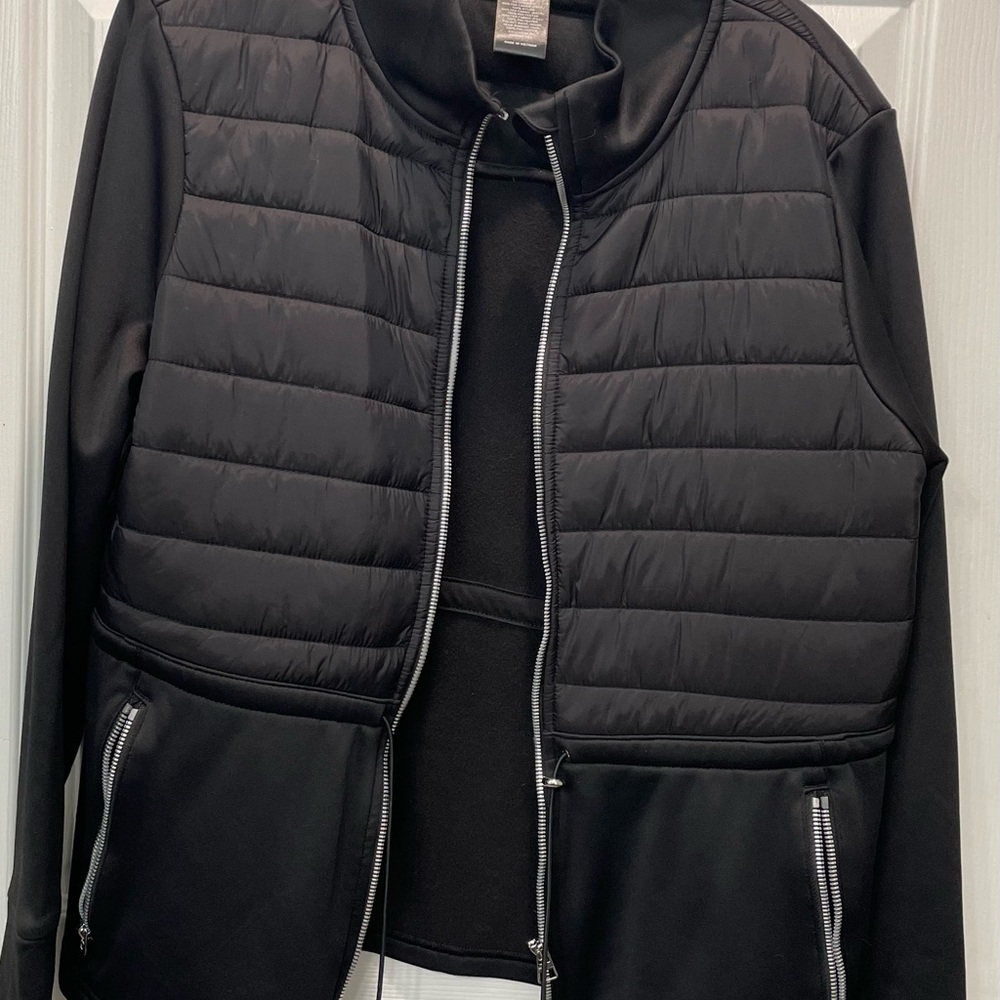 Avia Black Quilted Jacket